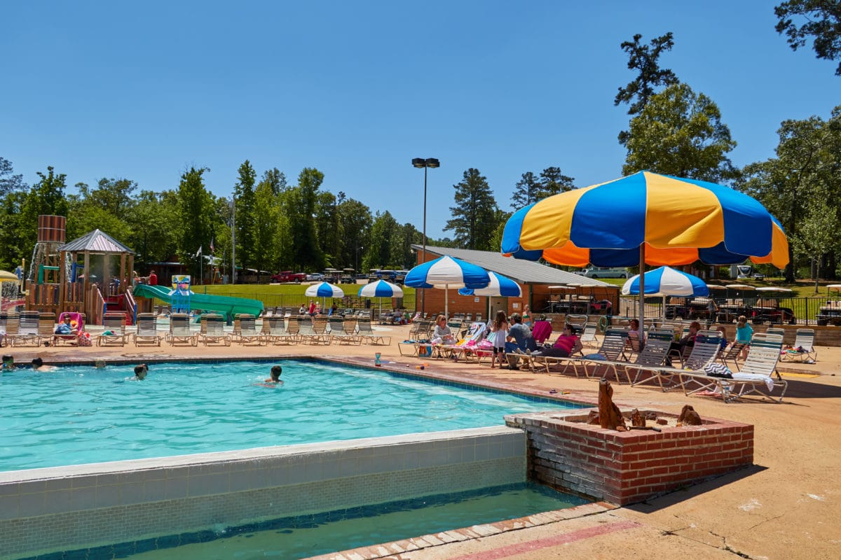 #1 RV Park Campground Resort in MS - Jellystone Park Pelahatchie MS - Yogi Bear’s fun, family-friendly RV park campground resort near Jackson MS - Full-hookup RV sites, campsites, cabins, waterpark.