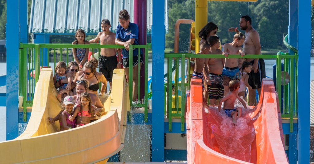 Swimming at Jellystone Park