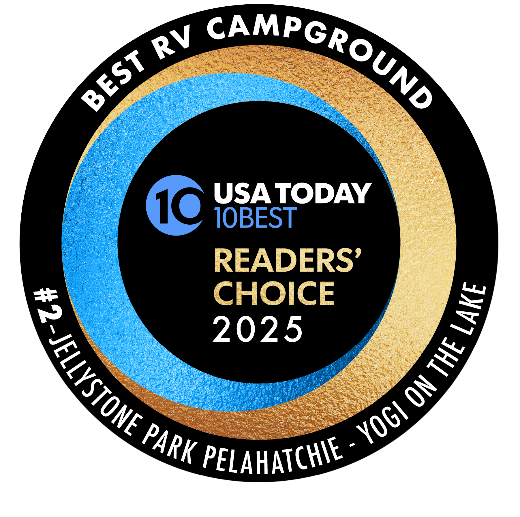 Jellystone Park™ Pelahatchie Ranked #2 RV Campground in America by USA TODAY’s 10Best Readers’ Choice Awards!